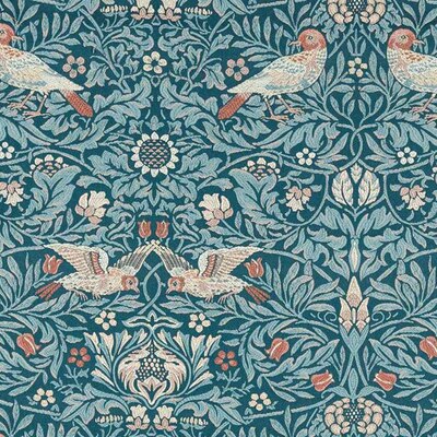 Bird Tapestry Webbs Blue