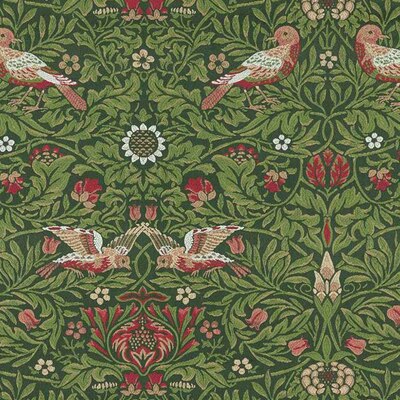 Bird Tapestry Tump Green