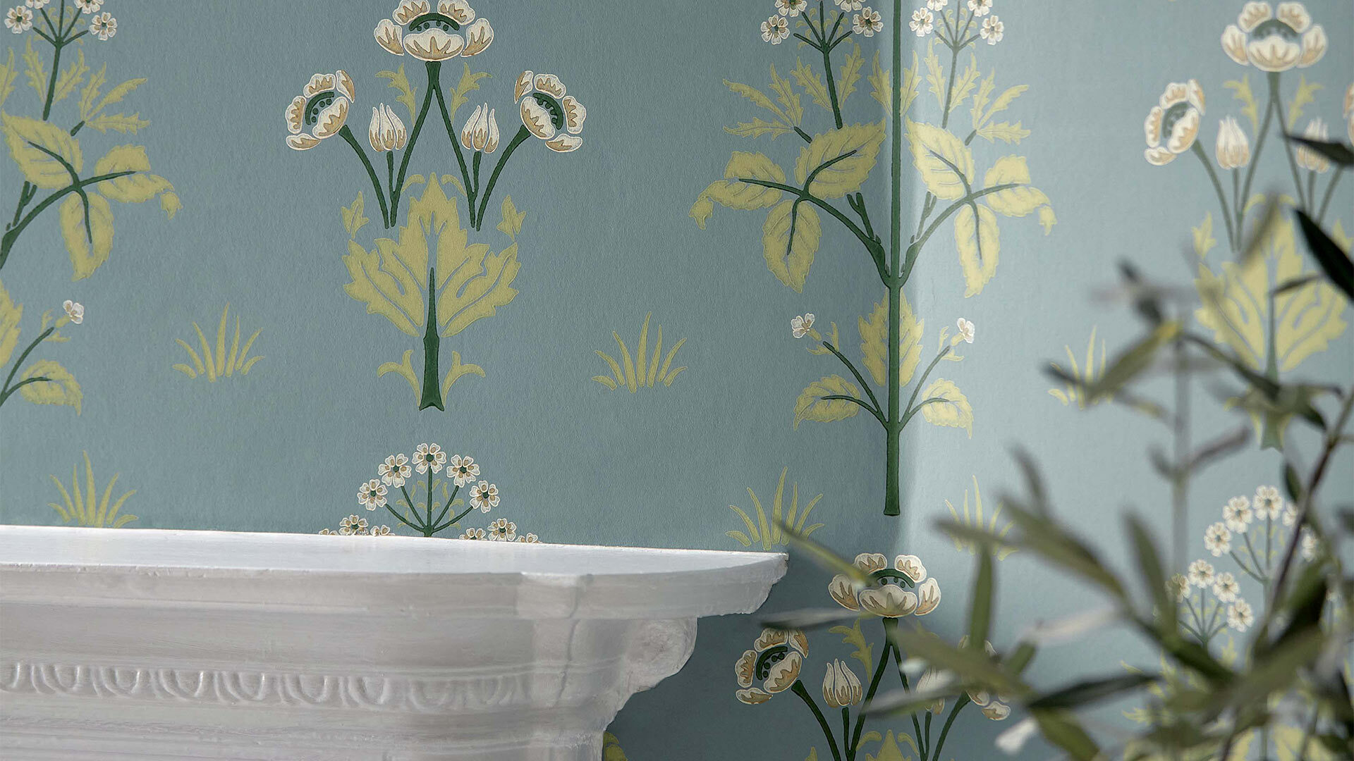 Morris and Friends Wallpapers Meadow Sweet