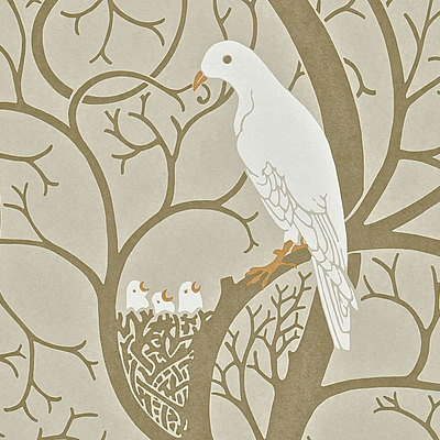 Squirrel & Dove Linen / Ivory