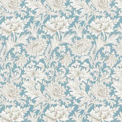 Chrysanthemum Toile Slate
