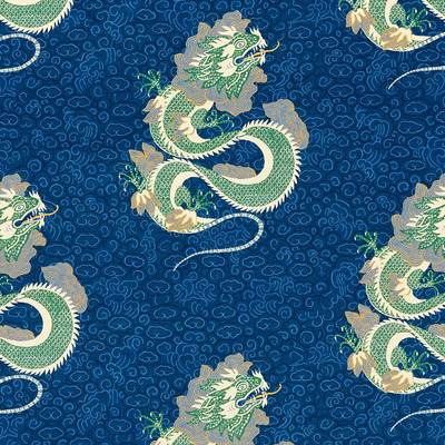 Water Dragon Emperor Blue / Emerald