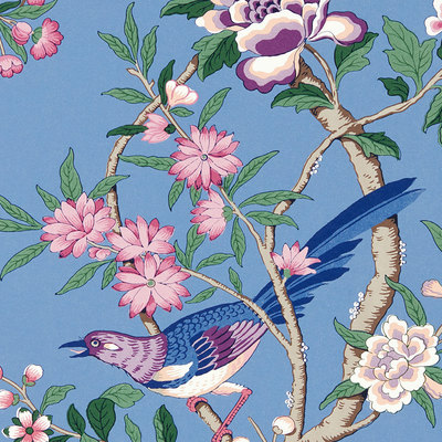 Chinoiserie Hall Blueberry / Purple