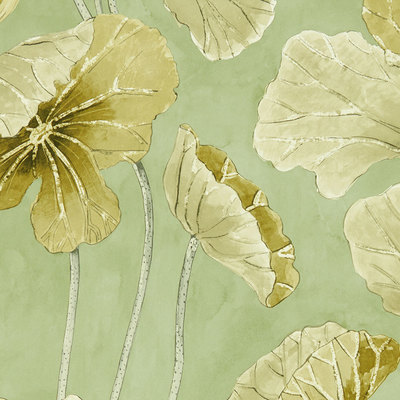 Lotus Leaf Oriental Green / Olive