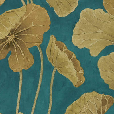 Lotus Leaf Midnight / Copper