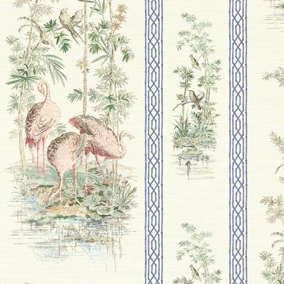 Storks & Thurshes Tuscan Pink / Cobalt