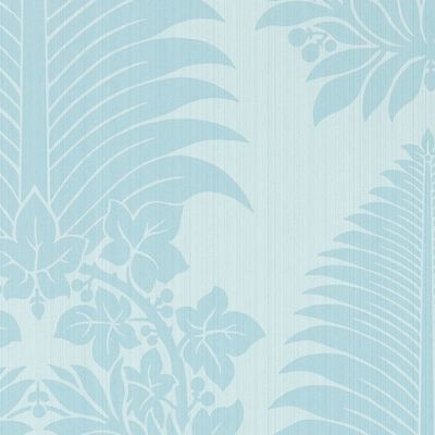 Marsdens Palm Damask Blue Stone