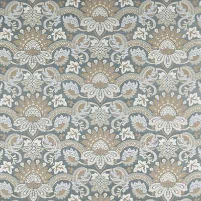 Pomegrante Velvet Wedgwood Blue/Silver