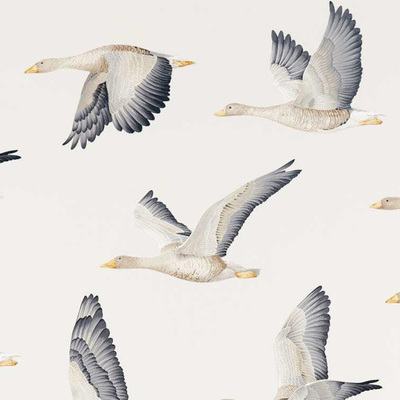 Elysian Geese Silver / Chalk