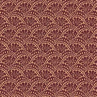 Tudor Damask Cochineal