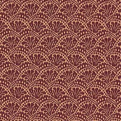 Tudor Damask Cochineal