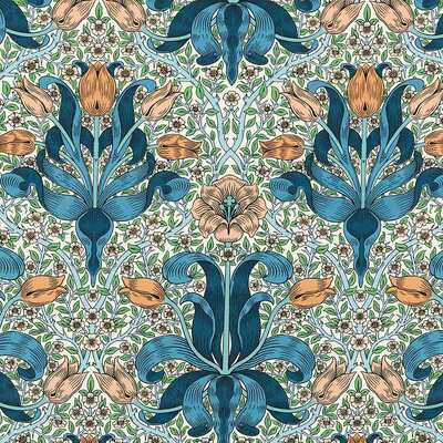 Spring Thicket Paradise Blue/Peach