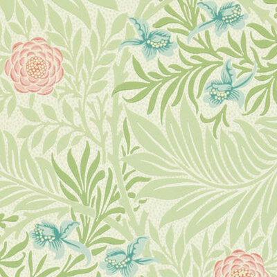 Larkspur Green/Coral