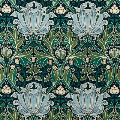 Helena Velvet Indigo/Boughs