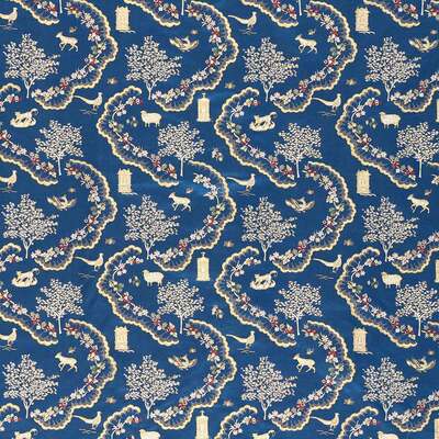 Wildflower Meadow Brocade Sapphire