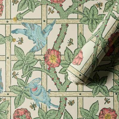 Trellis Sage/Rose