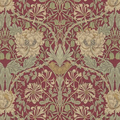 Honeysuckle and Tulip Red/Gold