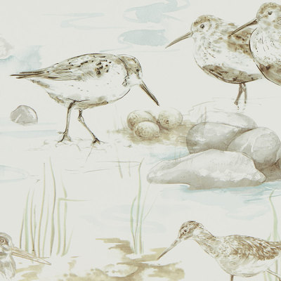 Estuary Birds Mist/Ivory