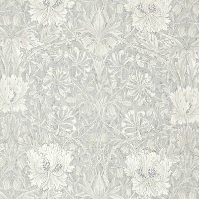 Pure Honeysuckle and Tulip Print Light Grey Blue