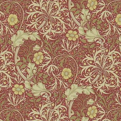 Morris Seaweed Red/Gold