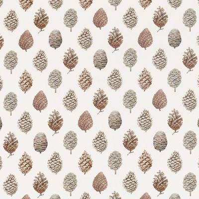 Pine Cones Linen/Chalk