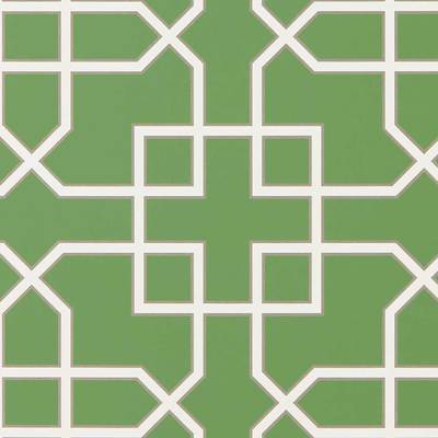 Hapton trellis Botanical green