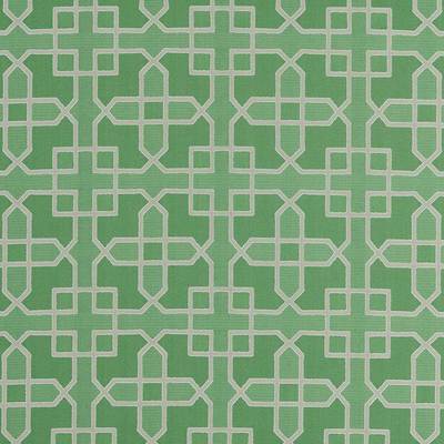 Hampton weave Botanical green