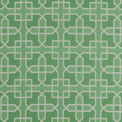 Hampton weave Botanical green