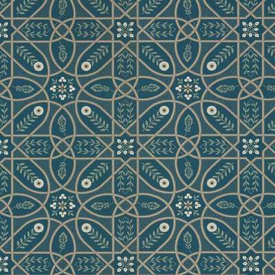 Brophy Trellis Deep Teal