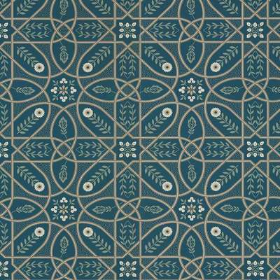 Brophy Trellis Deep Teal