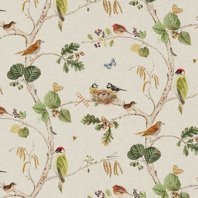 Woodland Chorus Linen/Multi