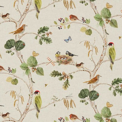 Woodland Chorus Linen/Multi