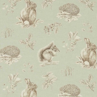 Squirrel & Hedgehog Seaspray/Charcoal