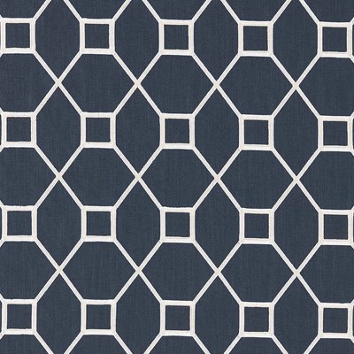 Baroque Trellis Indigo