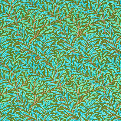 Willow Bough Olive Turquoise